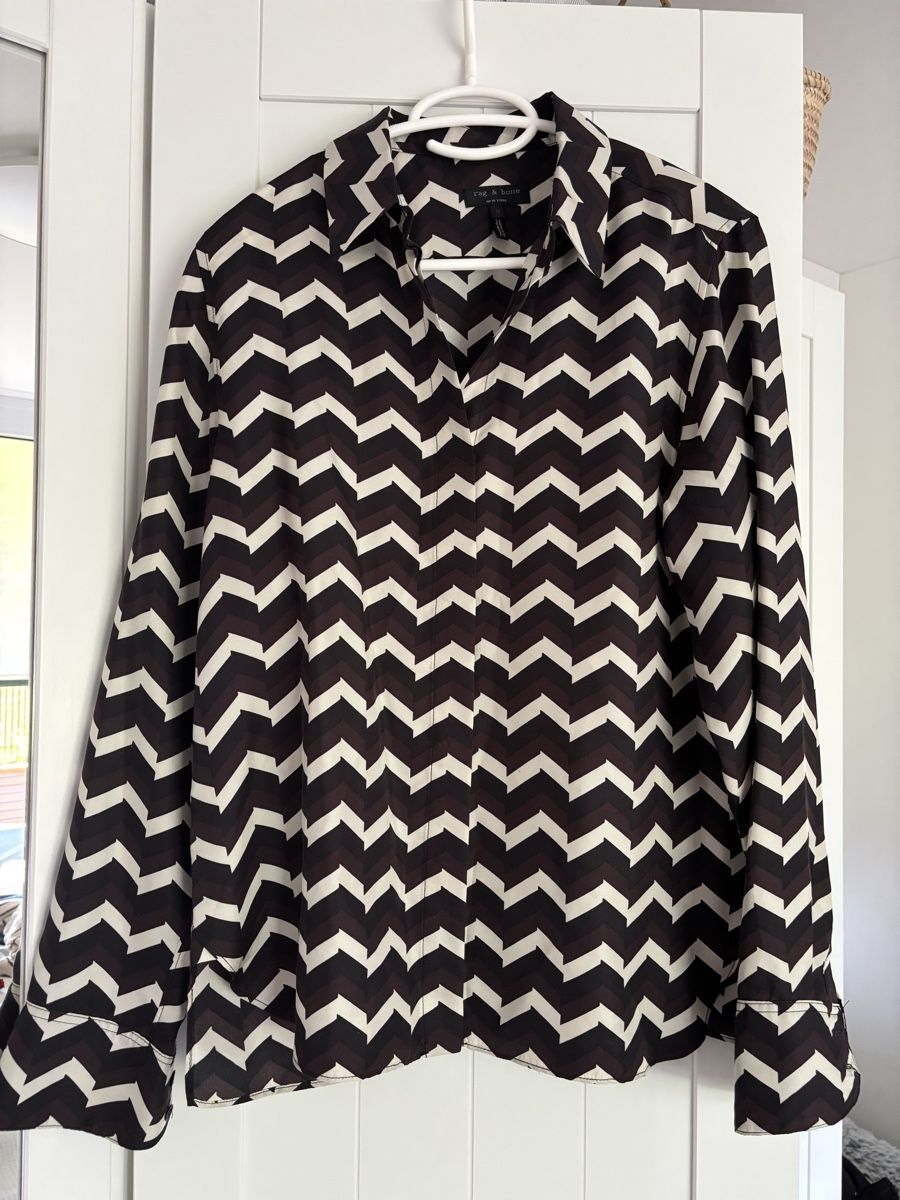 Blusen: Rag&Bone Hemd 100% Seide – Gebraucht aus Winkel von Zimtguetzli