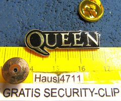 QUEEN MUSIC LOGO SCHMUCK-PIN GEPRÄGT GOLDIG