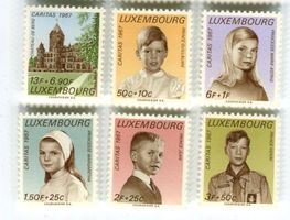 Briefmarken Grossherzog Henri. Luxemburg