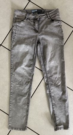 CECIL Jeans Damen Grösse 28 Grauer Denim Top Zustand!
