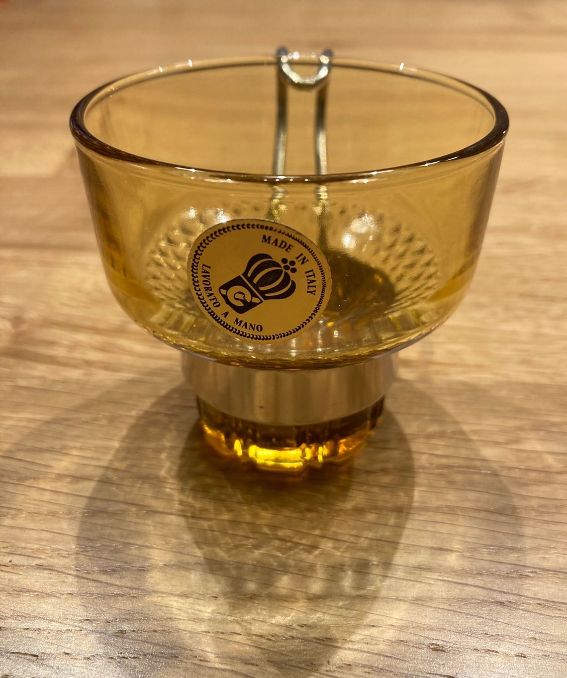 Bicchieri: 6 Vintage Kaffeegläser bernsteinfarben – Usato da Winterthur venduto da silen 5