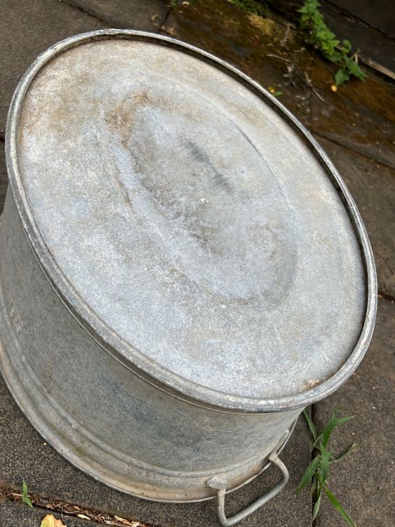 Alte Zinkwanne / Zinkzuber Kaufen auf Ricardo