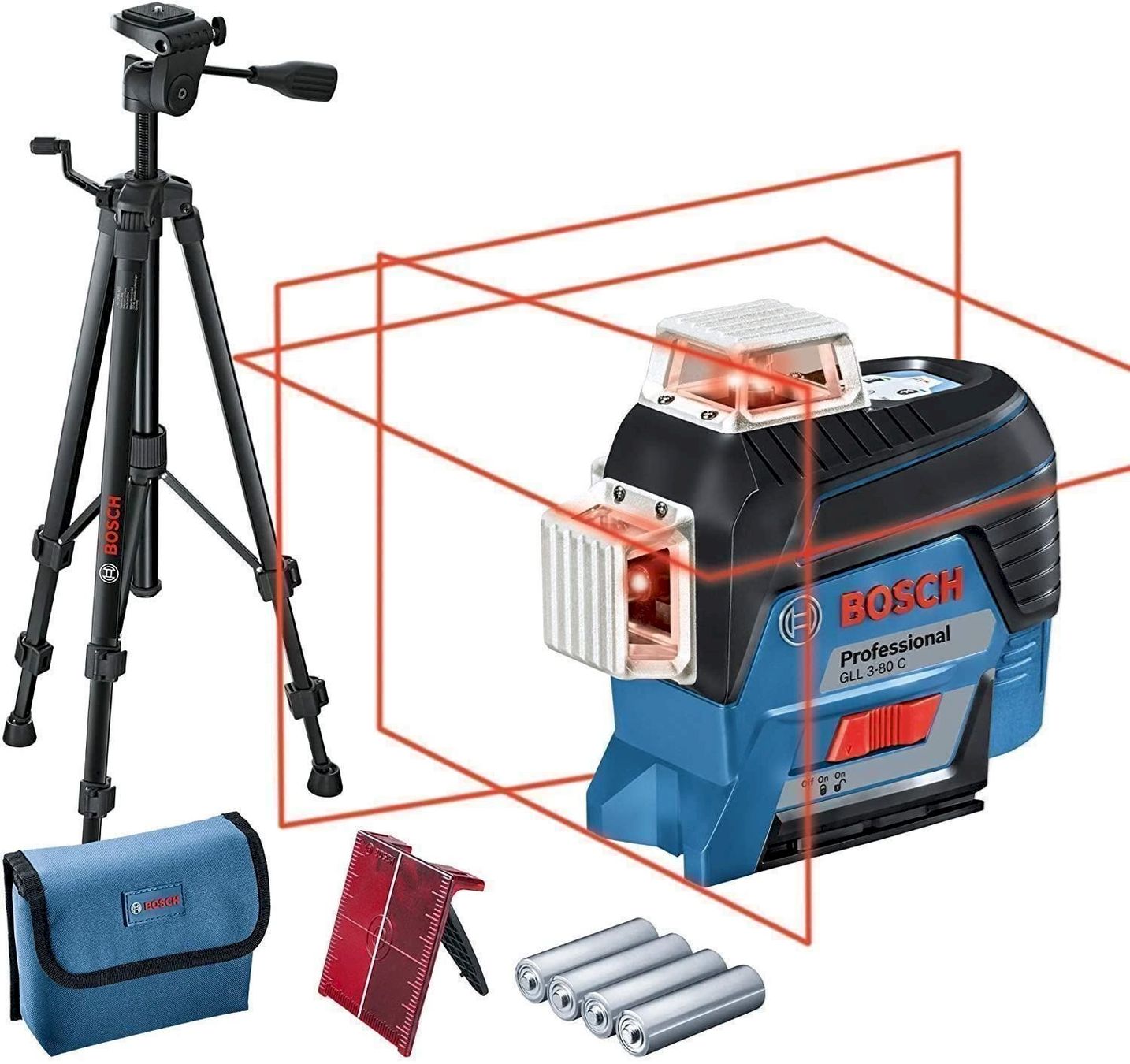 Bosch Misurare: Bosch Linienlaser GLL 3-80 C Pro – Nuovo e nell'imballaggio originale da Bottighofen venduto da zaap
