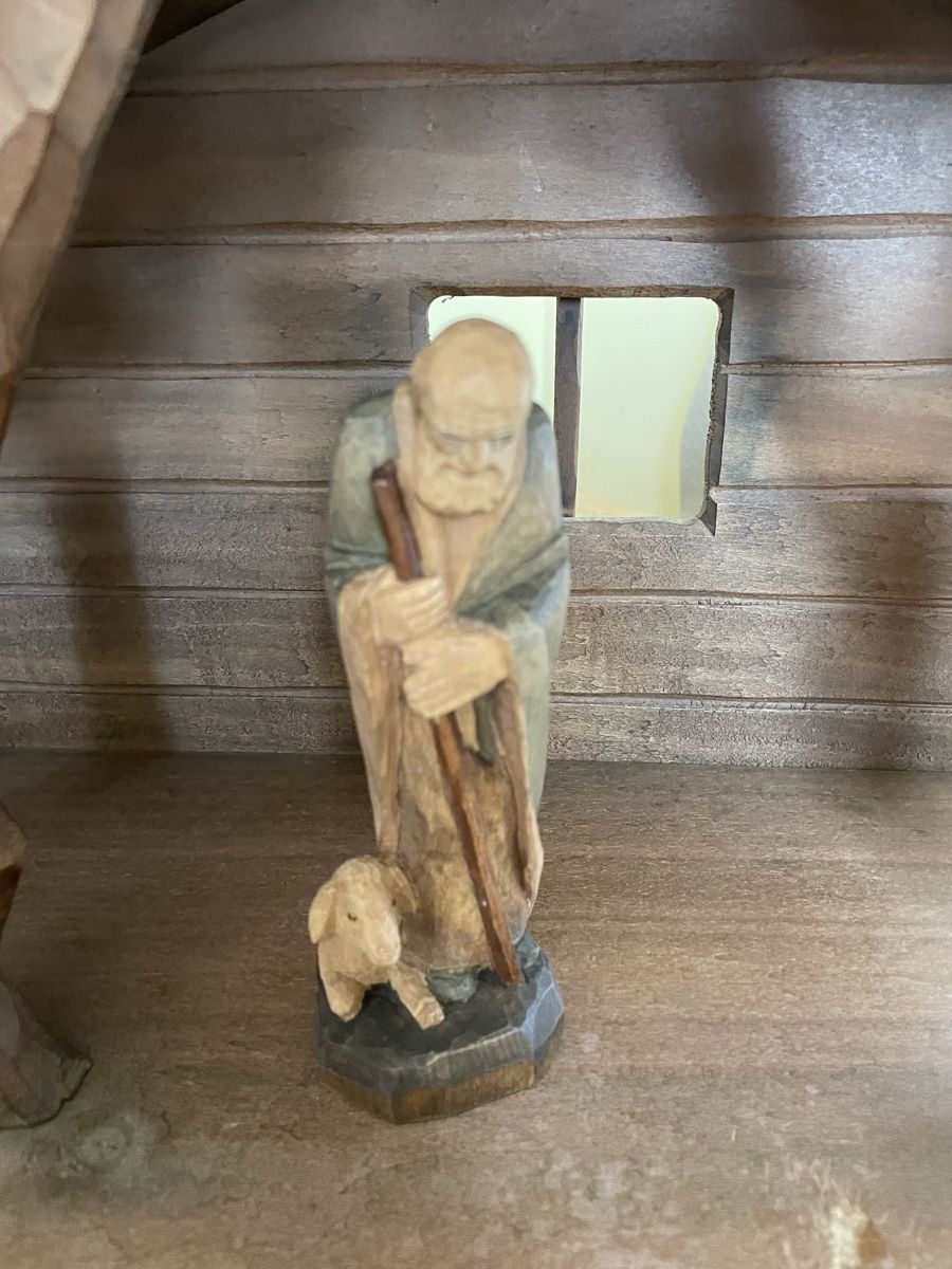 Statuette: Hirte mit Schaf E.Thomann Brienz – Usato da Flawil venduto da Naphtali 1