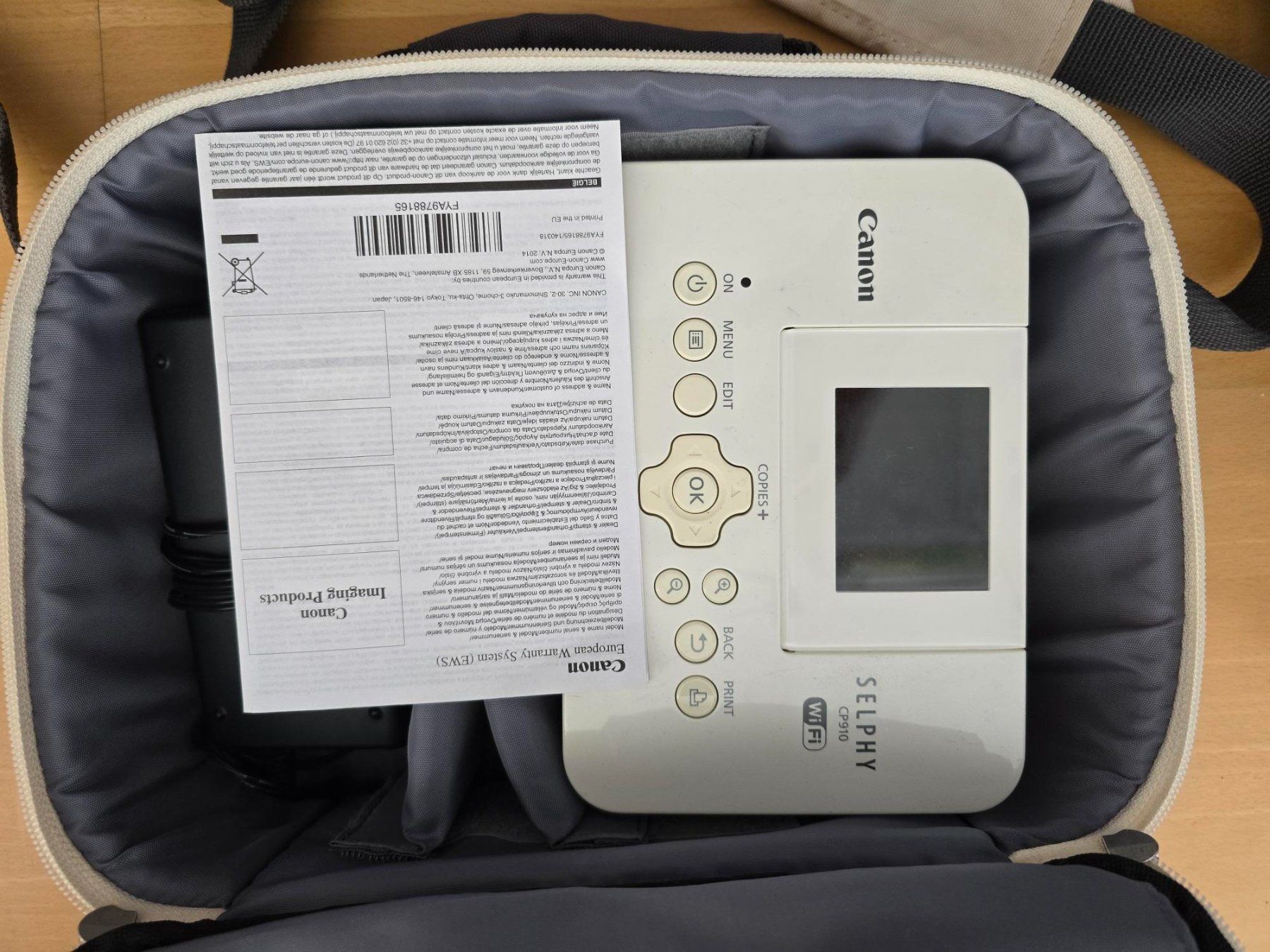 Canon Stampanti: Canon SELPHY CP910 compact wireless photo printer – Usato da Zollikon venduto da nussbaumerchamley 1