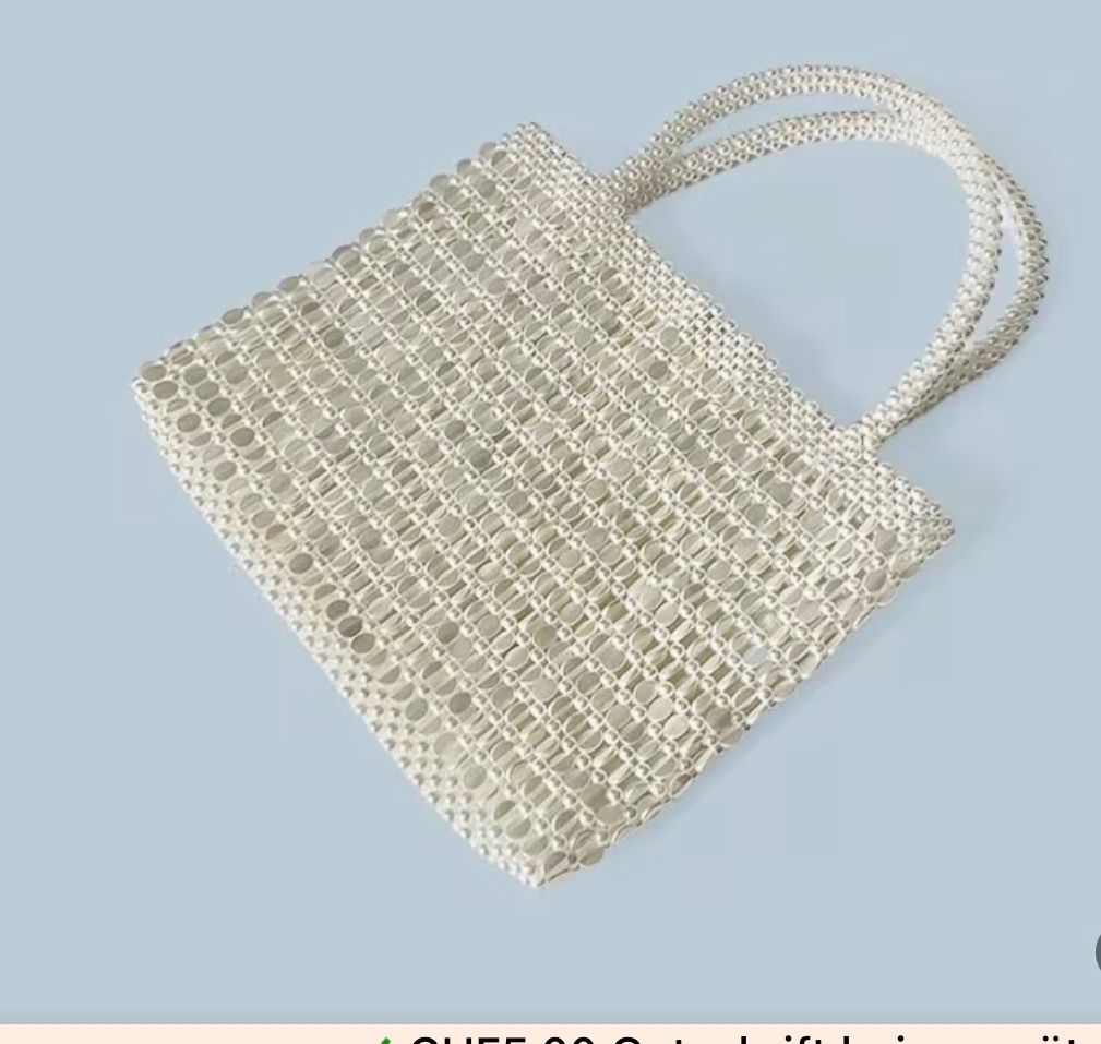 H&M Borse da donna: Tasche aus Perlmuttperlen Handgefertigte Neu / NP35CHF – Nuovo (secondo la descrizione) da Kölliken venduto da Prscoo 7