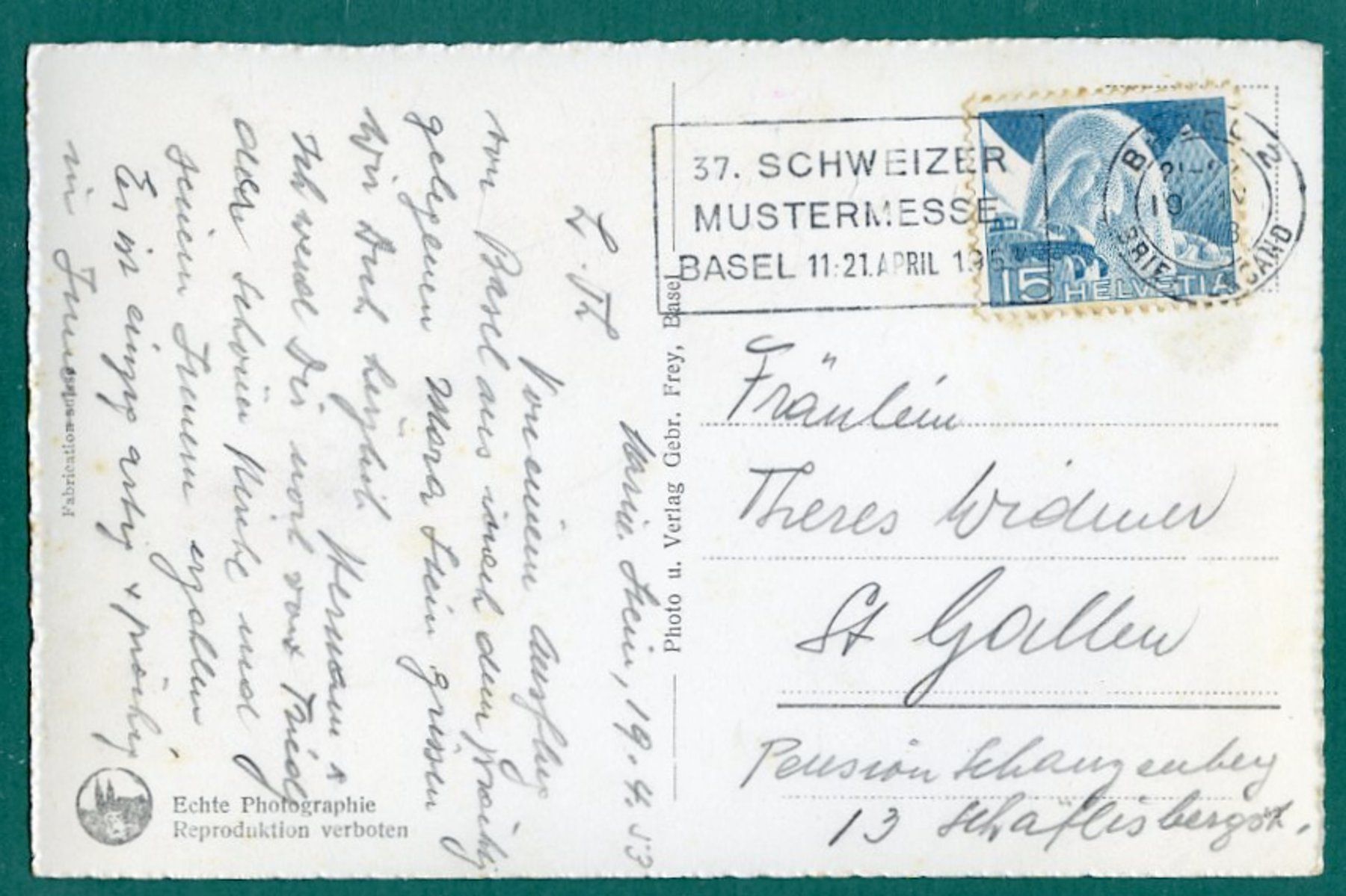 Cartoline postali: Mariastein, 1953, gelaufen – Usato da Sargans venduto da Hausi1951 1