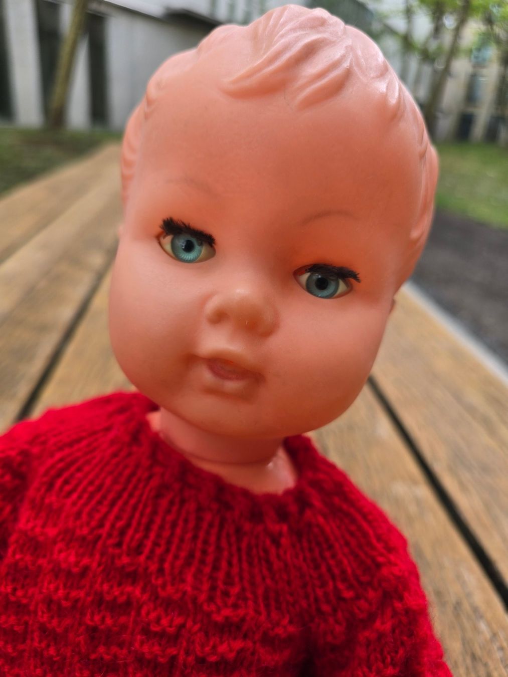 Bambole: vintage Puppe mit Kleidung – Usato da Romanshorn venduto da Rachacha 5