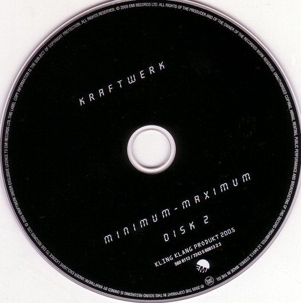 CD: Kraftwerk – Minimum-Maximum - Vergriffene 2 CDs – Usato da Brittnau venduto da Zibu 1