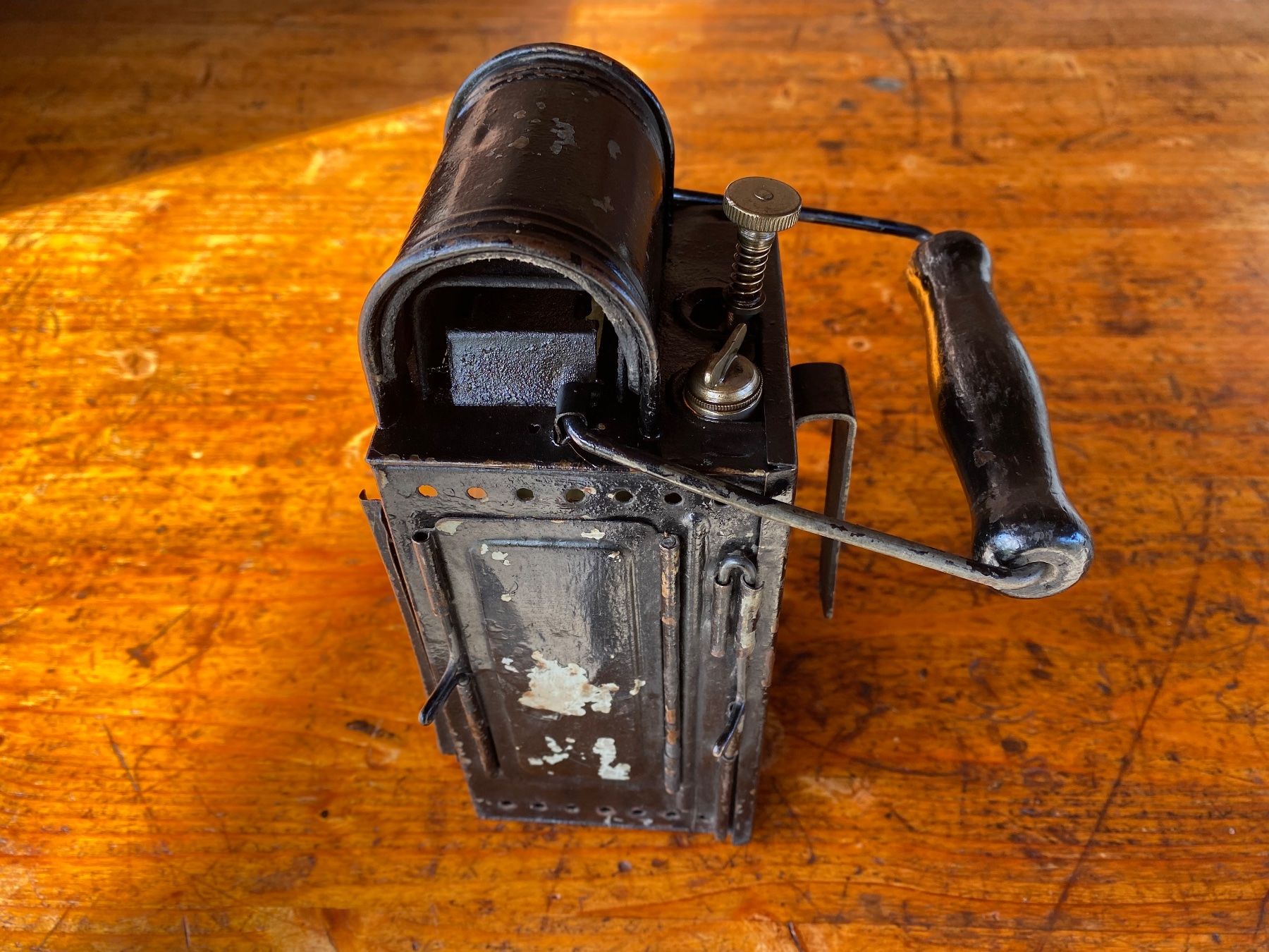 Lampade: alte A. Sartorius Wuppertal Deutsche Bahn Bahnlampe – Usato da Feldbach venduto da Fea1 1