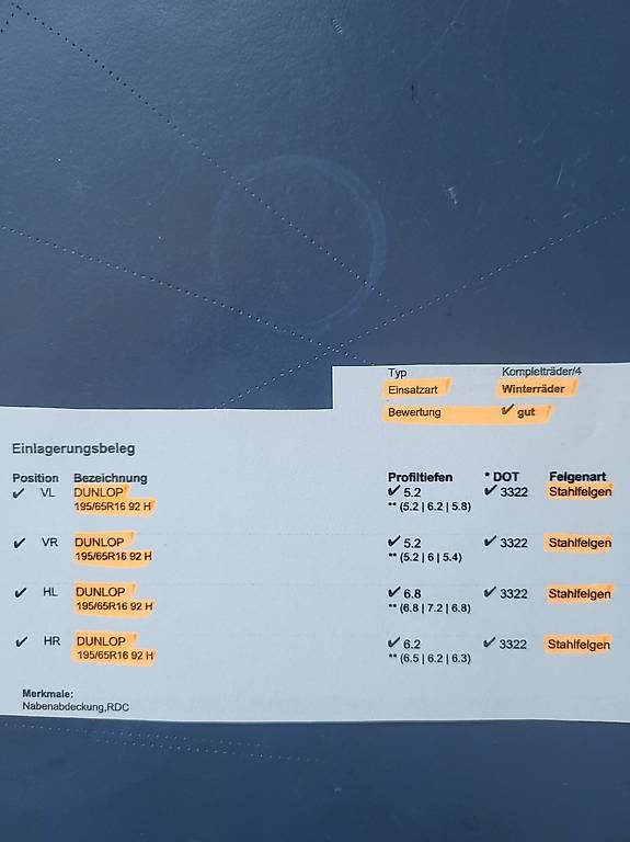 Pneus & Roues: 4 Winterräder – D'occasion à Allmendingen par heinz037