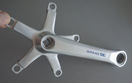 Velo Shimano Dura Ace AX rechte Kurbel 170mm Vintage