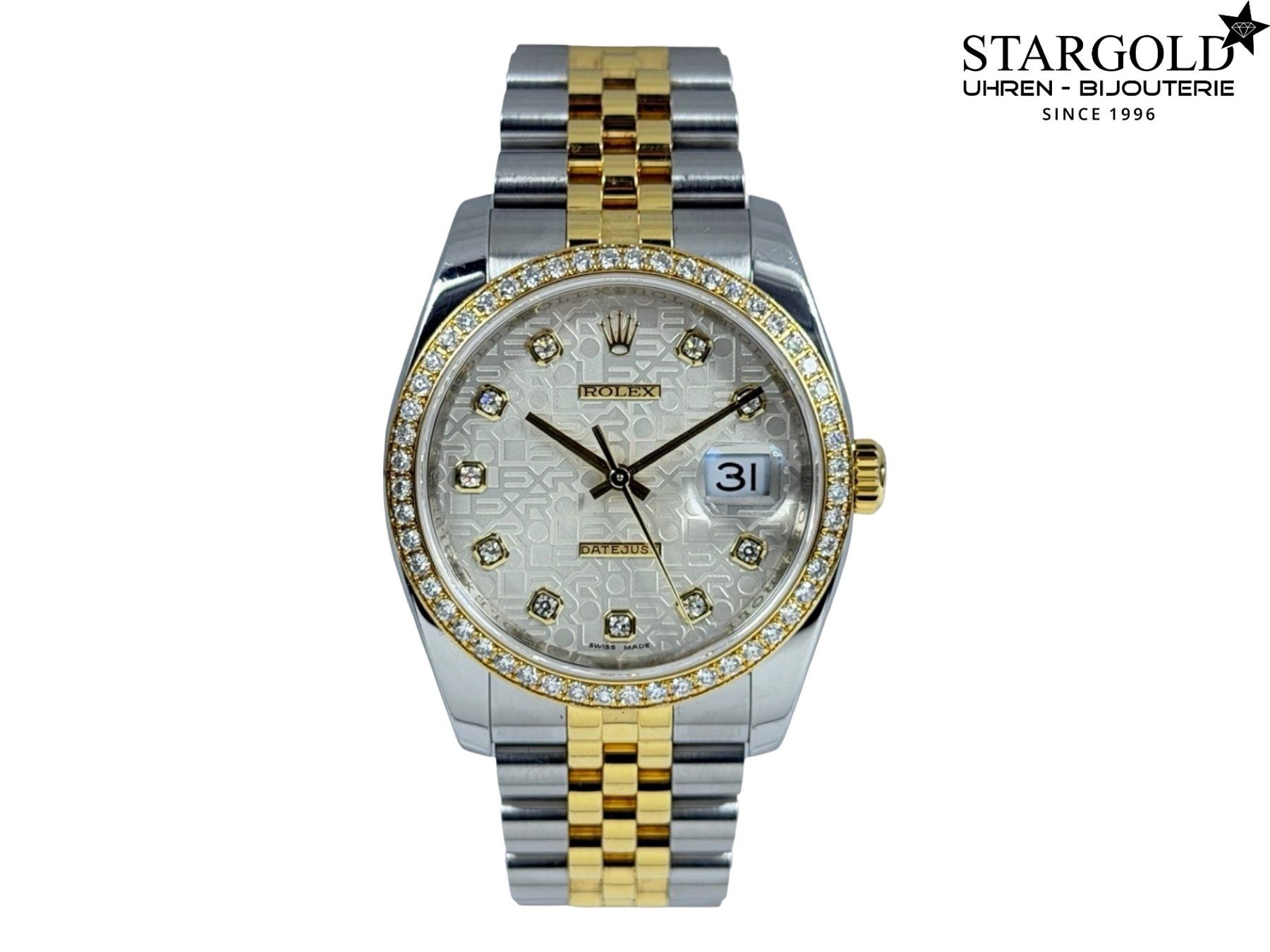 Rolex Orologi: Rolex Datejust 36 mit Diamanten - 116243 – Usato da Zürich venduto da Stargold-Uhren