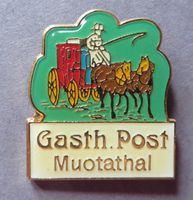 PIN SCHWEIZ GASTHOF POST MUOTATHAL, POSTKUTSCHE