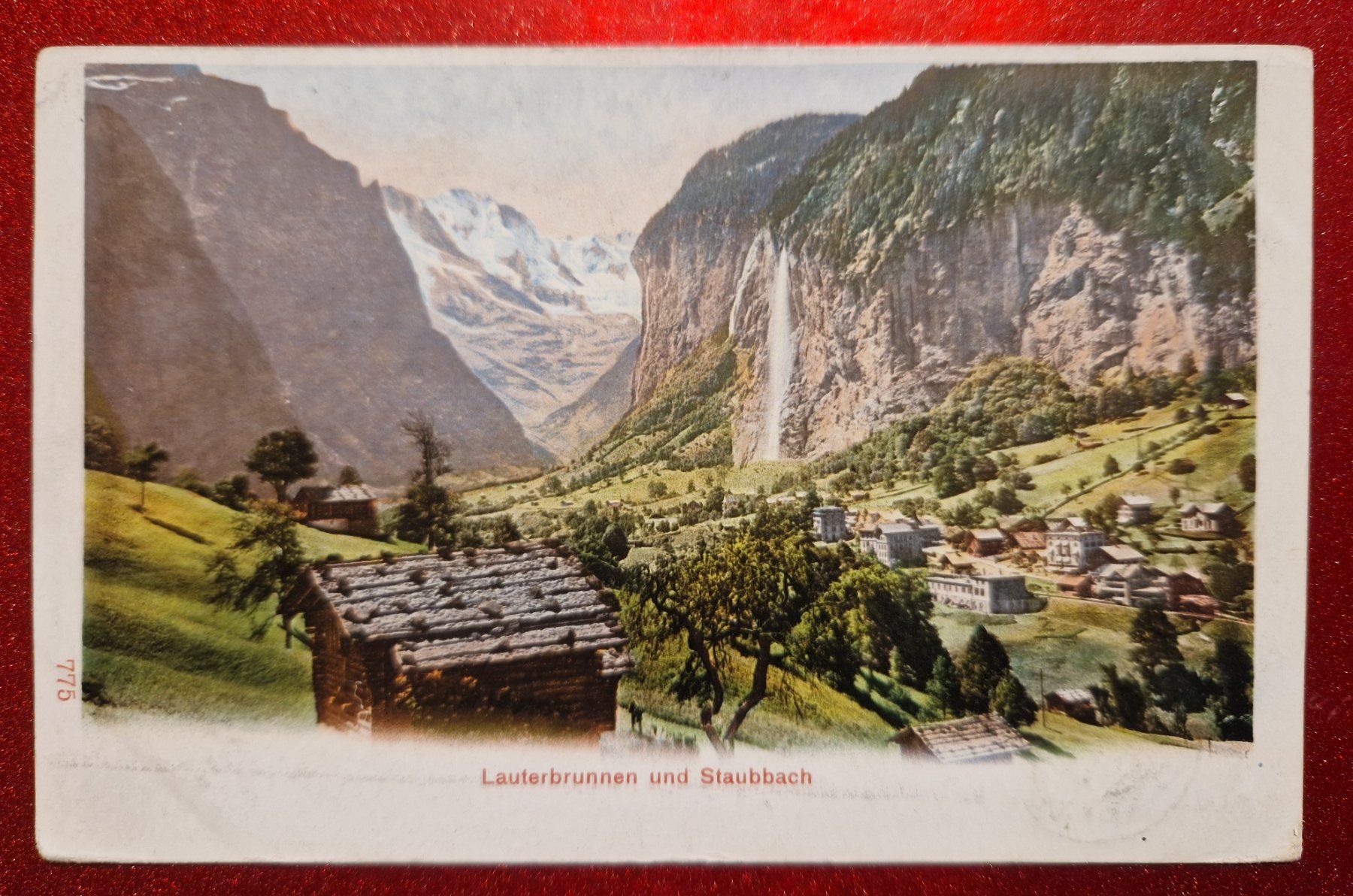 Ansichtskarten: Lauterbrunnen und Staubbach 1903 – Gebraucht aus Melchnau von Arthurius