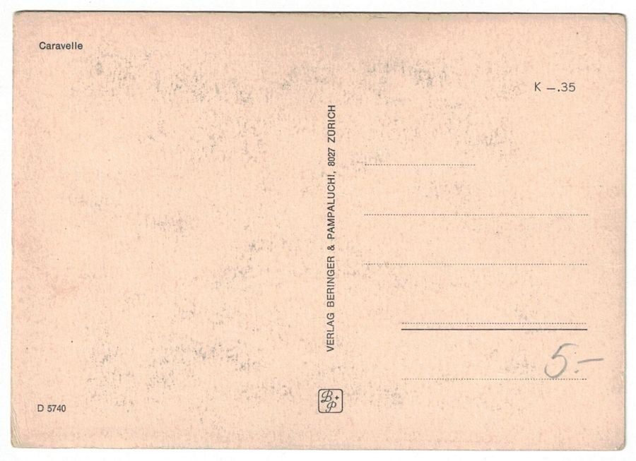 Cartoline postali: Air France Caravelle – Usato da Frauenfeld venduto da POML 1