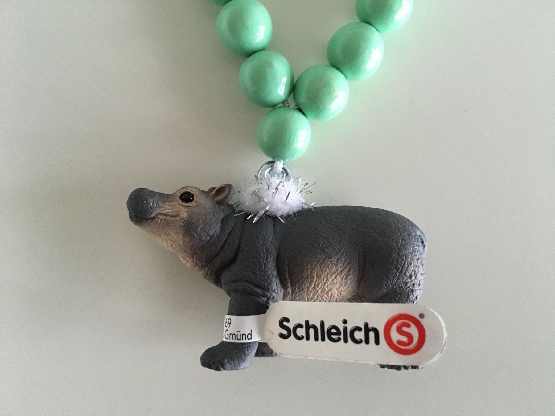 Catenine: SCHLEICH Kette Nilpferd Baby Mint – Nuovo e nell'imballaggio originale da Zollikofen venduto da poppala 5