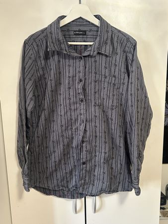 Herren Hemd ATRIUM L Baumwolle Muster guter Zustand