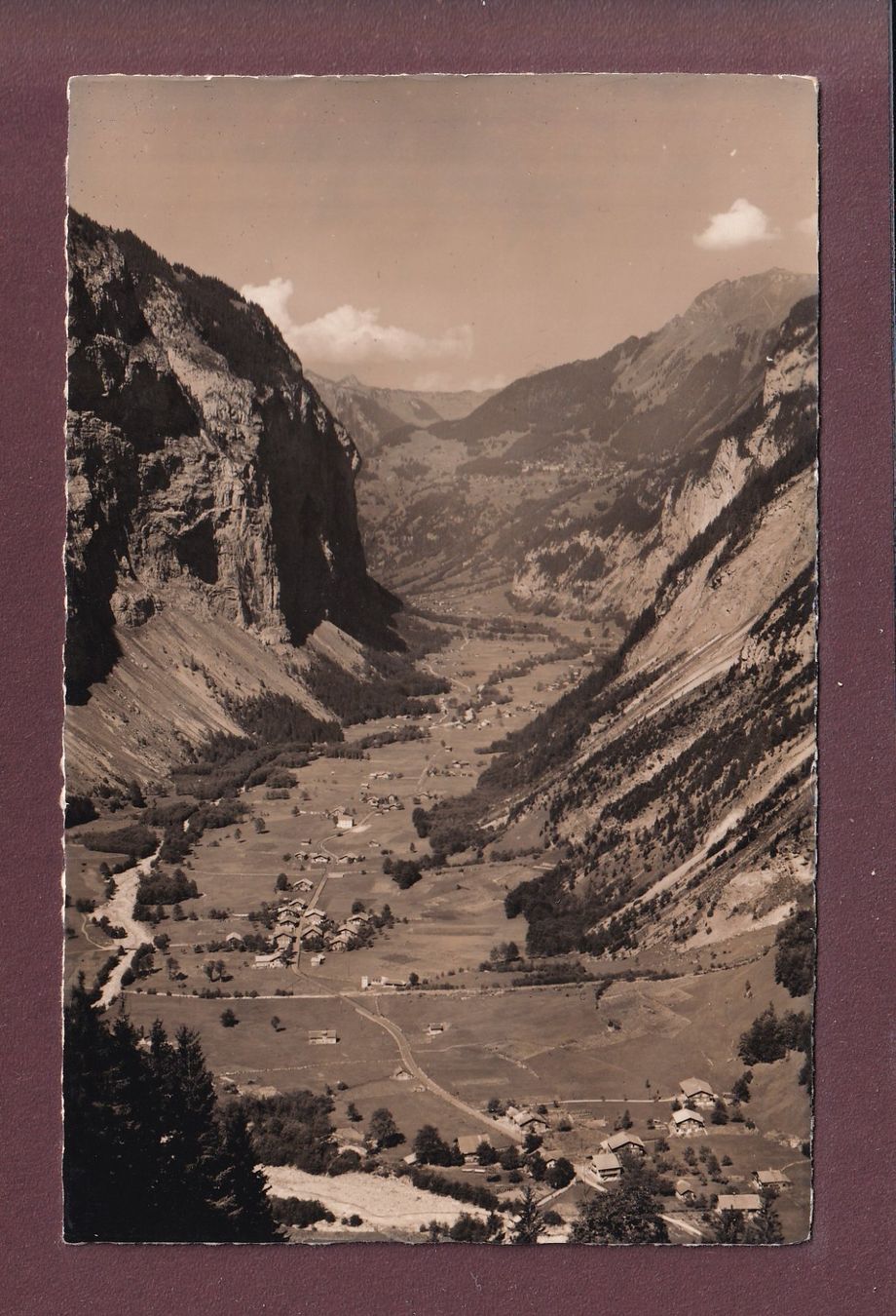 Cartoline postali: Lauterbrunnental - STECHELBERG – Usato da Pully venduto da nicecards