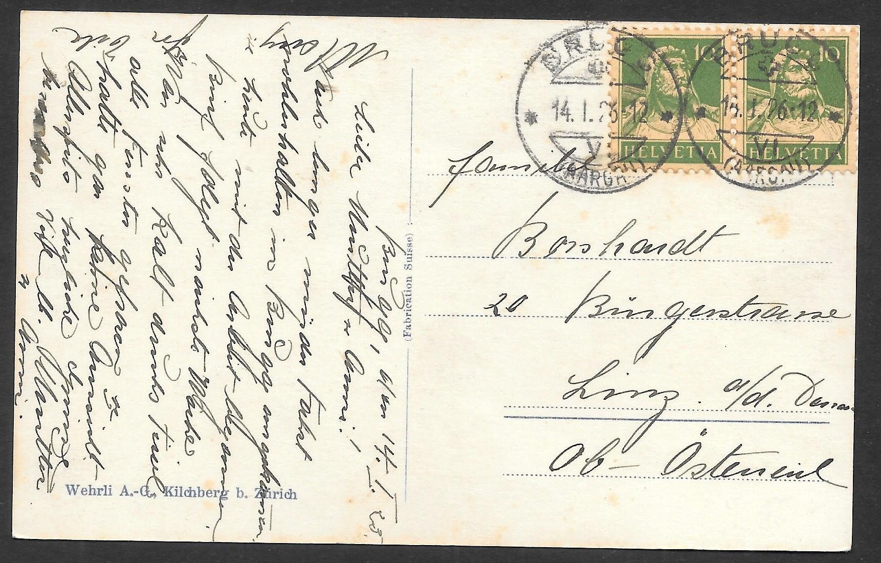 Ansichtskarten: Brugg Vindonissa-Museum – Gebraucht aus Olten von clotaldi 1