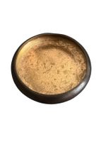 Deko Schale rund roségold/braun – Ø ca. 20 cm