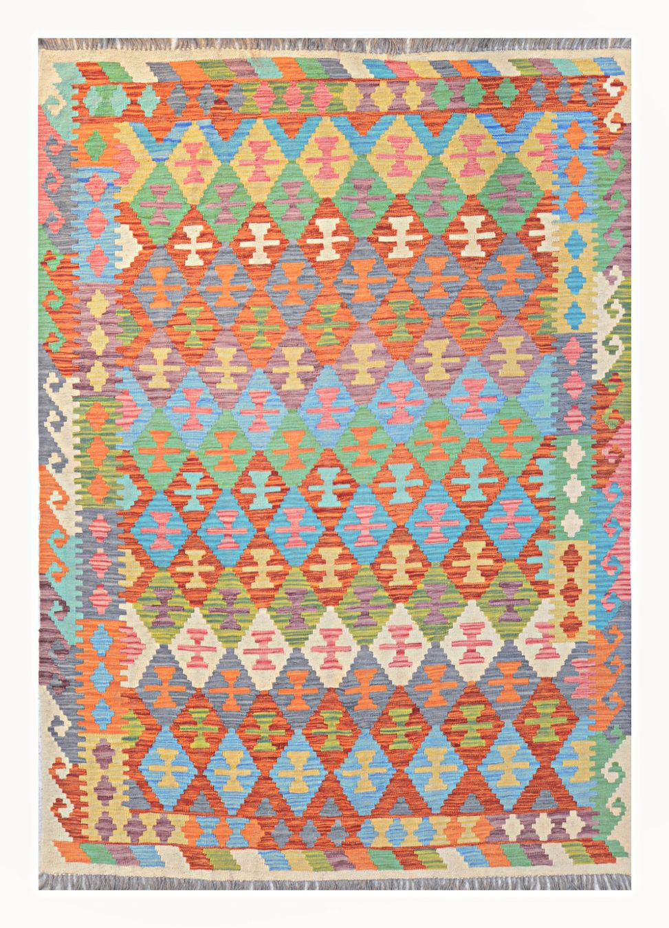 Kelim Tappeti: Oriente Kelim Teppich 170x240 Cm – Nuovo e nell'imballaggio originale da Lahore venduto da Fairways79 6