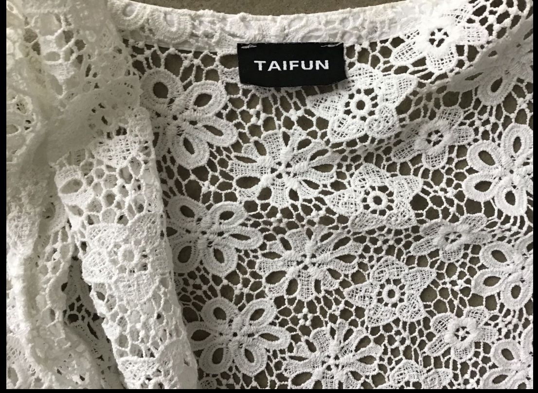 Taifun Giacche: Taifun, Elegante, weisse Spitzenjacke – Nuovo (secondo la descrizione) da Liestal venduto da ell_6xc7 5