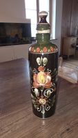 Handbemalte Keramikflasche von KOHLER BIEL 60er