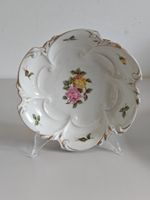 Porzellanschale Jlmenau - Rosendekor - Henneberg 1950