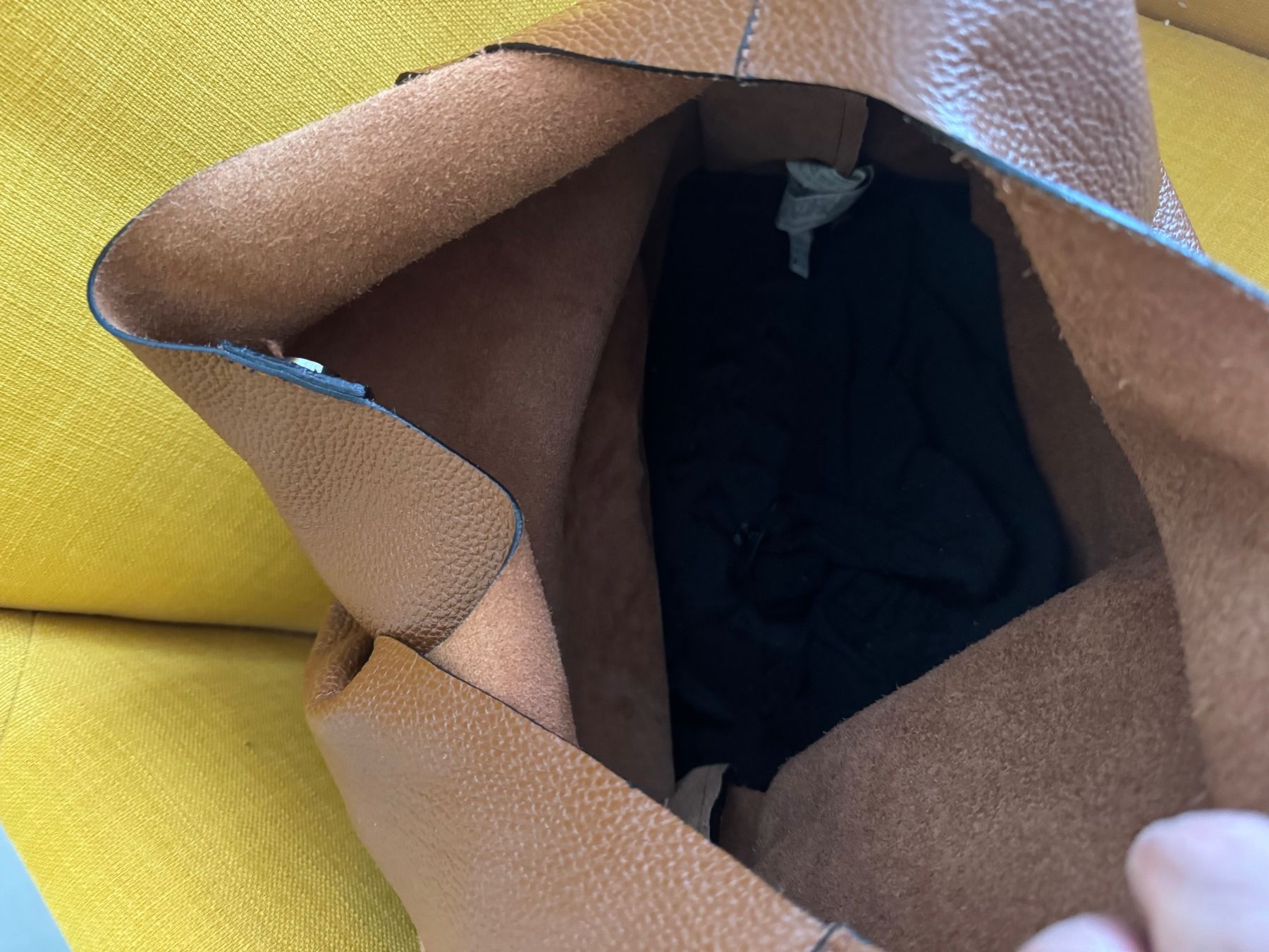 Borse da donna: Edle Handtasche aus Leder, Cognac Braun – Nuovo (secondo la descrizione) da Locarno venduto da Galbanino 4