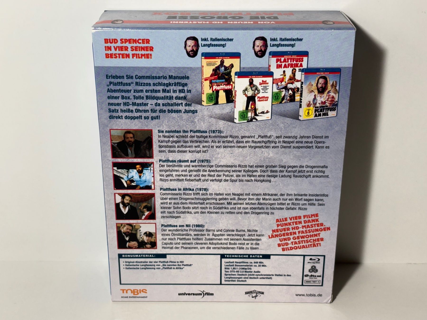 Alle DVDs: Die grosse Plattfuss-Box - Bud Spencer Blu Ray – Gebraucht aus Wilderswil von Sstriker 1