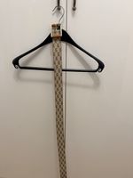 Michael Kors Gürtel Logo Muster beige braun guter Zustand