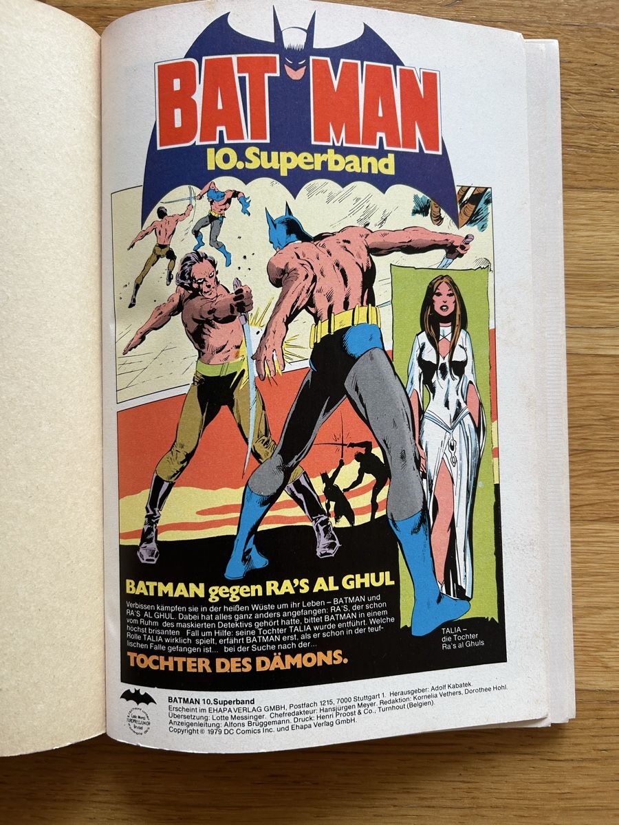 Fumetti: Batman Superband 10 – Usato da Urtenen-Schönbühl venduto da chriswaddle 1