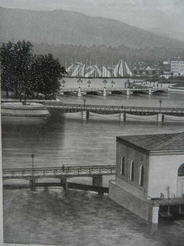 Incisioni: Genève Genf von Rüdisühli – Usato da Risch venduto da Rischli15 3