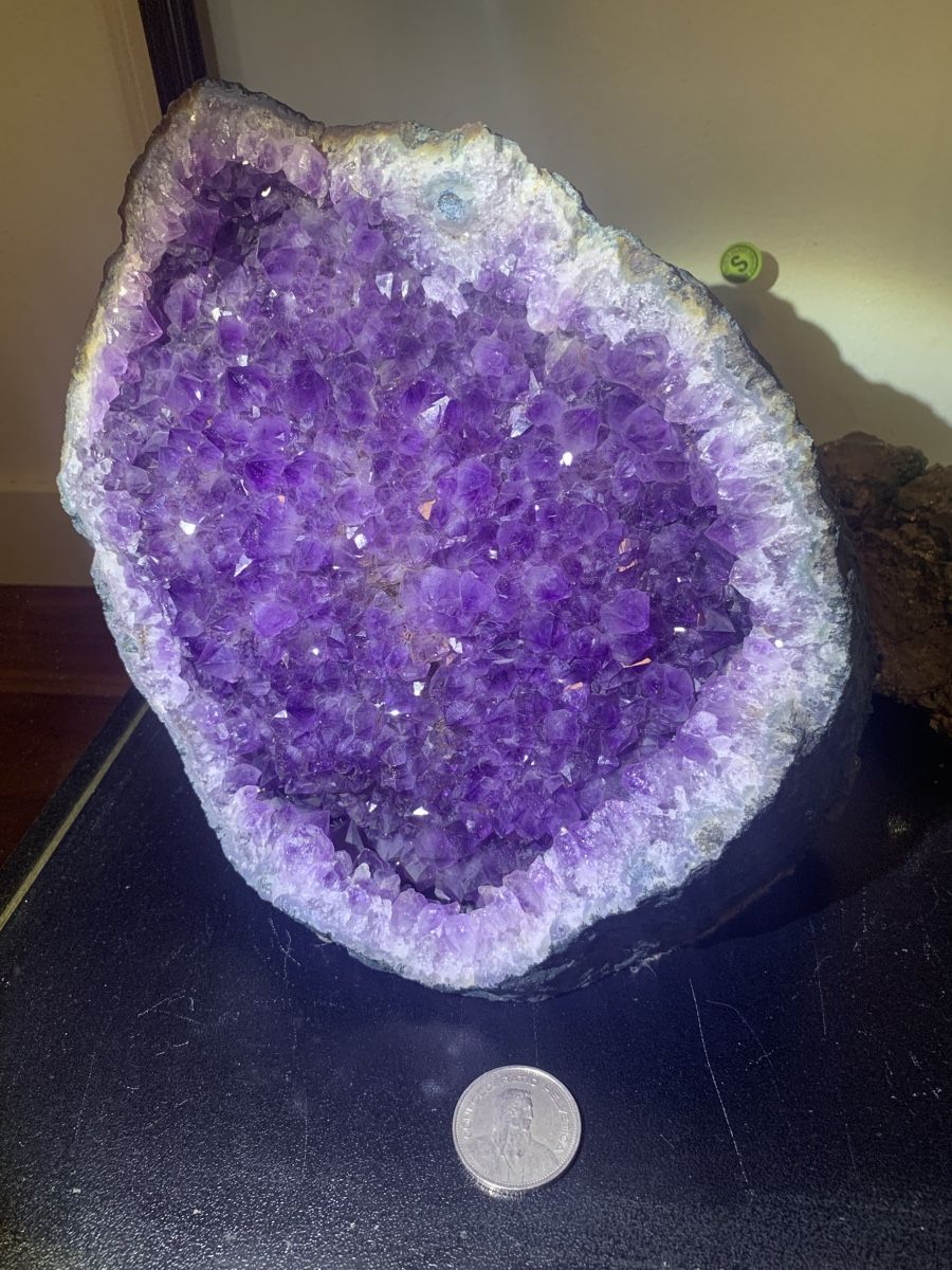 Minerali & Pietre curative: Wunderschöne Amethystdruse, Top Zustand, Winter Deko! – Nuovo (secondo la descrizione) da Würenlos venduto da jam_mv8g 1