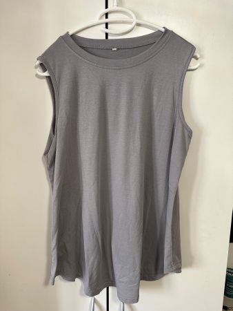 Damen Tanktop grau Groesse L