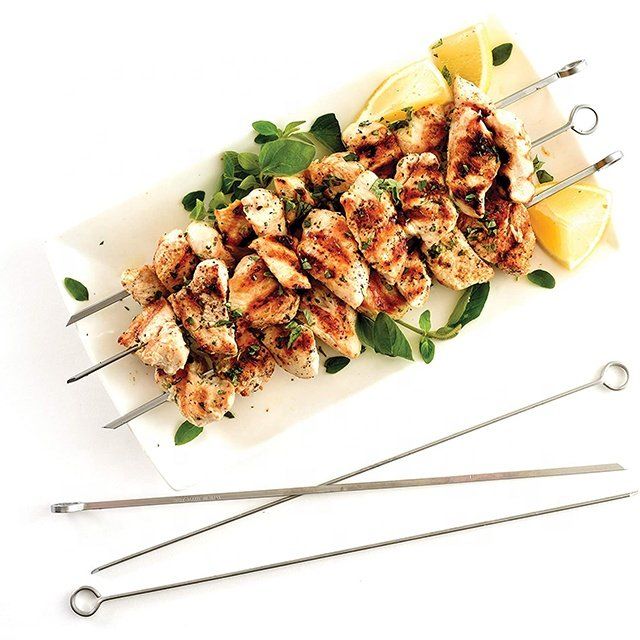 Set di posate: 10er Set Grillspiesse - 38 cm – Nuovo e nell'imballaggio originale da Werdenberg venduto da EXA-Outdoor 1