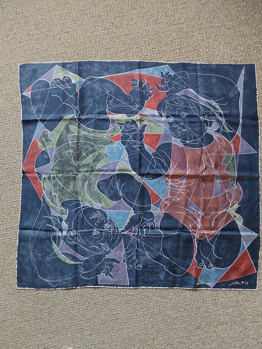 Foulard & Sciarpe: Erni Hans. Foulard 75x79cm. – Usato da Steinach venduto da Chilli1957