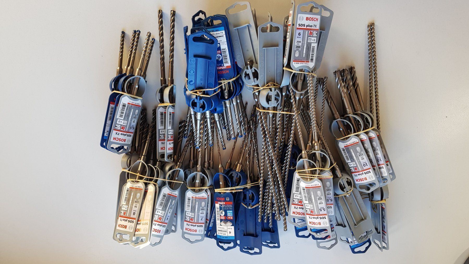 Bosch Tutti gli attrezzi: Hammerbohrer Bosch 7x SDS-Plus – Nuovo e nell'imballaggio originale da Zillis venduto da fab_6z7x