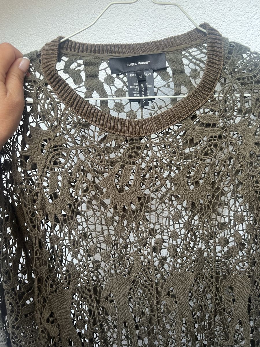 Isabel Marant Kleider: Isabel Marant Spitzenpullover Kleid Gr. 42 top Zustand  – Neu (gemäss Beschreibung) aus Horgen von Baroseda 7