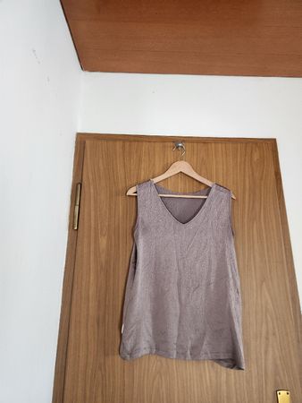 Fabiana Filippi Haut soie  femme beige M