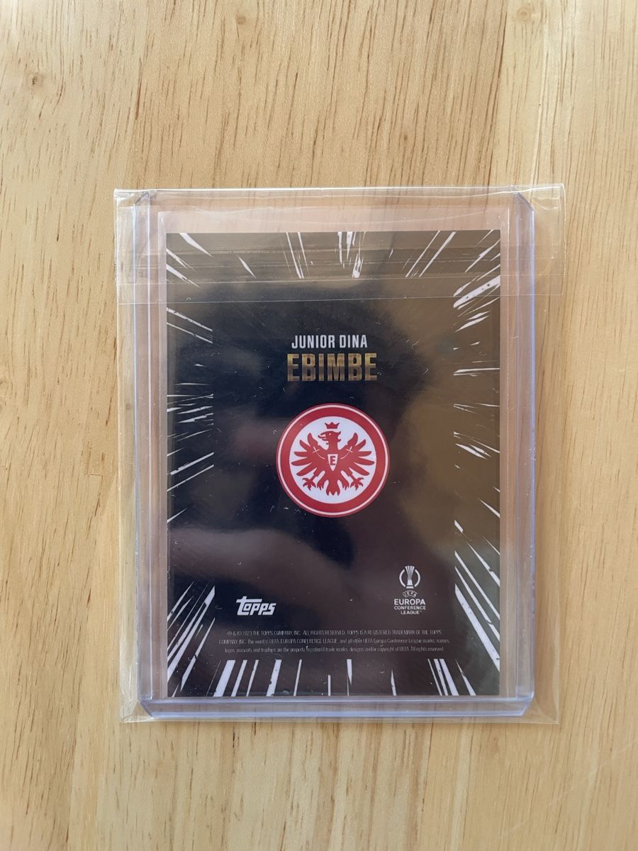Topps Sammelbilder & Trading cards: Topps Gold Junior Dina Ebimbe Autogramm /99 – Neu (gemäss Beschreibung) aus Gasel von dan_t9qr 1