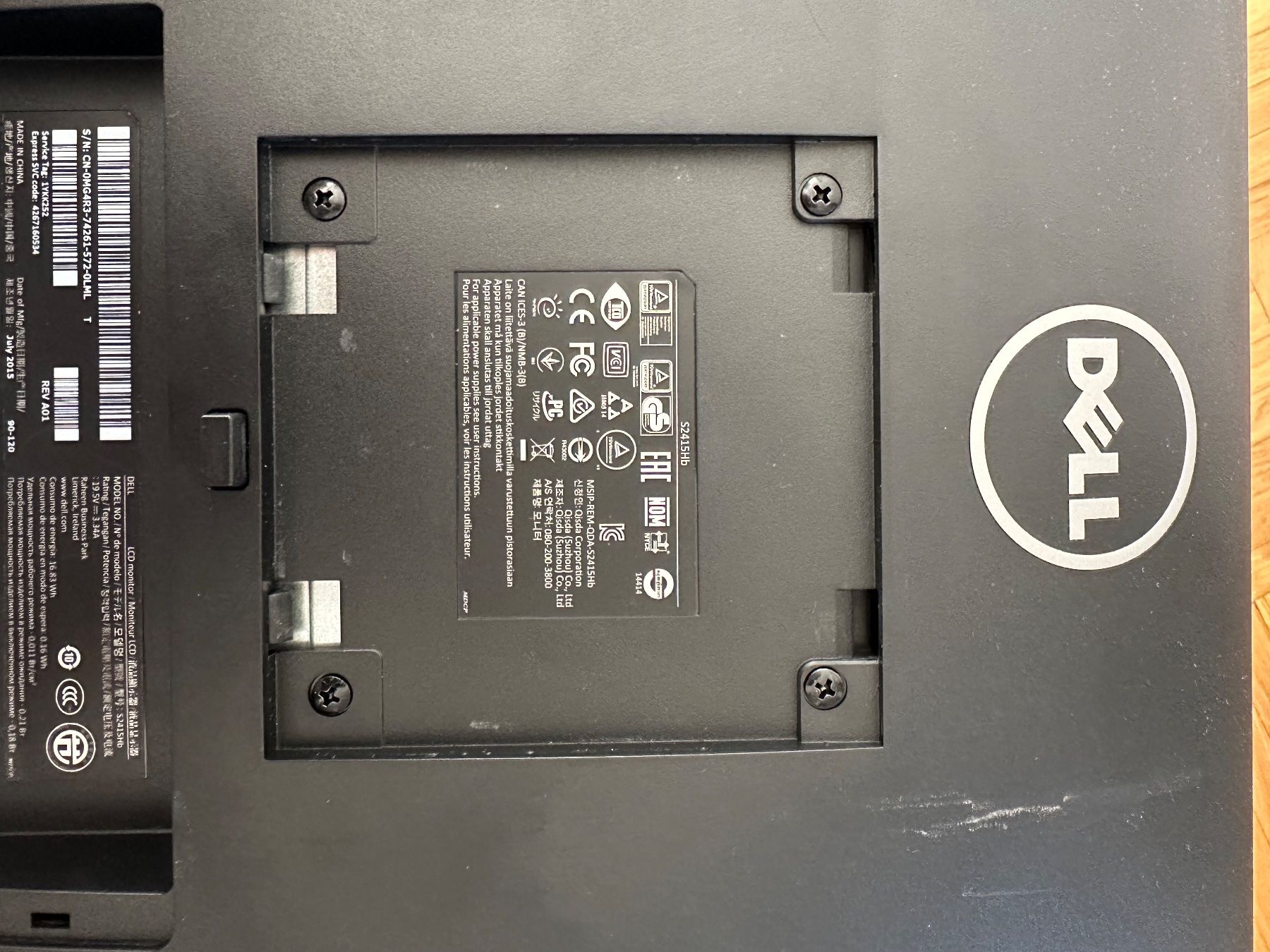 Dell Monitor: 24“ Bildschirm von Dell – Usato da Neuenhof venduto da tat_qm6s 3