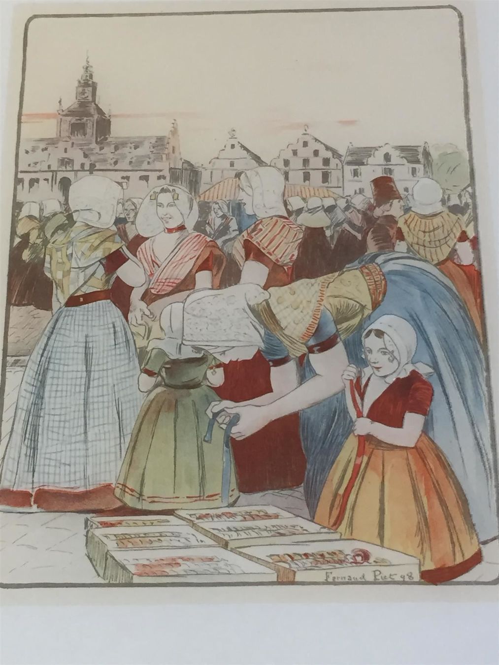 Grafiken & Lithographien: Fernand Piet 1869-1942 Litho – Gebraucht aus Bern von Zauberkoenigin 1