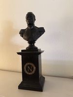 Napoleon Büste schwarz mit Sockel  Deko / Statue ca. 30cm