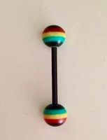 Piercing lingua modello “Jamaica” NUOVI DI FABBRICA