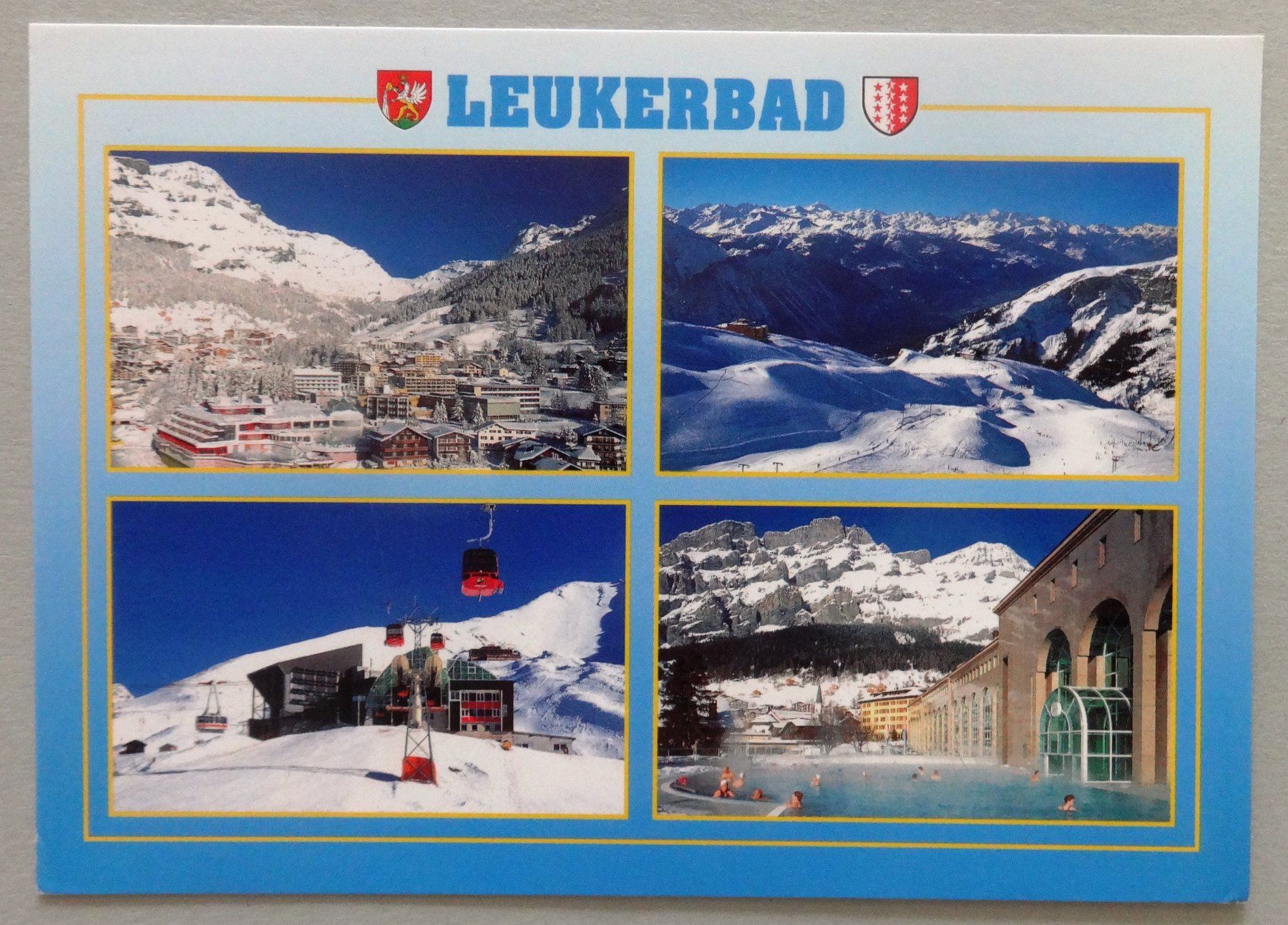 Cartoline postali: Leukerbad 1401 m, Loèche les Bains – Usato da Fétigny venduto da Billy2miny