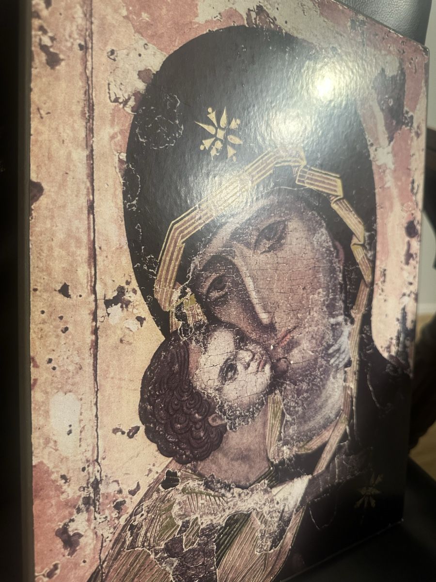 Dipinti: Ikone -Kunstdruck Maria mit Kind 39x30cm – Usato da Nebikon venduto da Vanessa2003 1