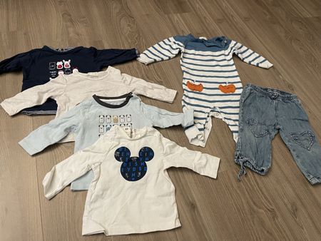Lot vêtements bébé taille 68 (6 pièces) automne/hiver