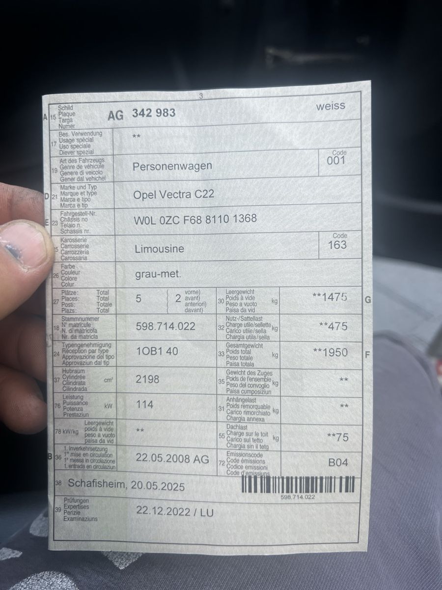 Opel Automobili: Opel Vectra C22 Benzin Leder – Usato da Burg AG venduto da Viktor080386 5